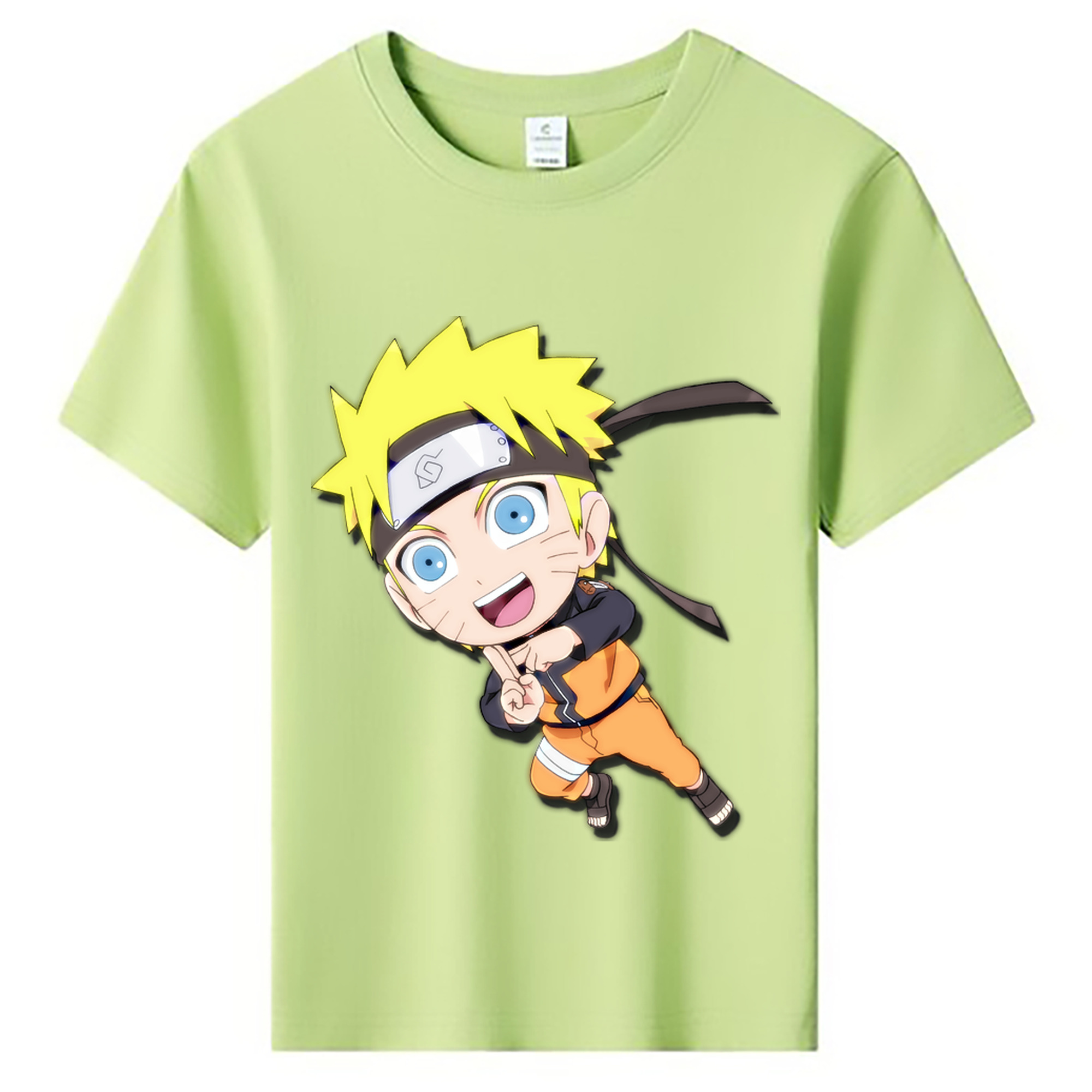 （画像用） NARUTO -ナルト- うずまき ナルト Uzumaki Naruto 綿100％キッズTシャツ（フロントプリント）